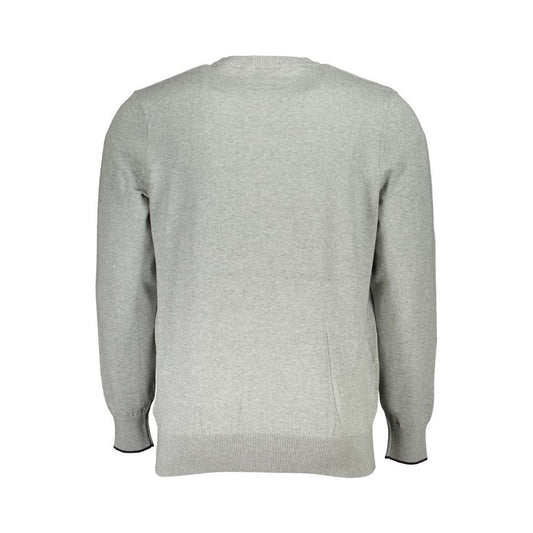 Timberland | Eco-Conscious Gray Crew Neck Sweater| McRichard Designer Brands   