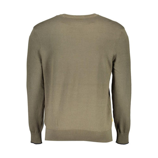 Timberland | Eco-Conscious Green Crew Neck Sweater| McRichard Designer Brands   