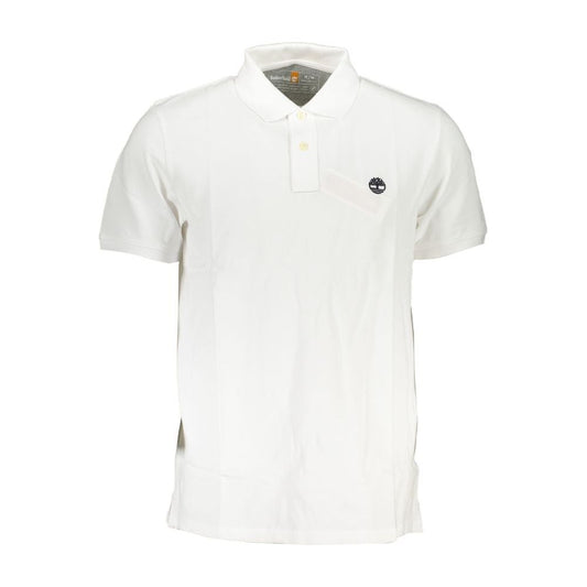 Timberland White Cotton Polo Shirt white-cotton-polo-shirt-2