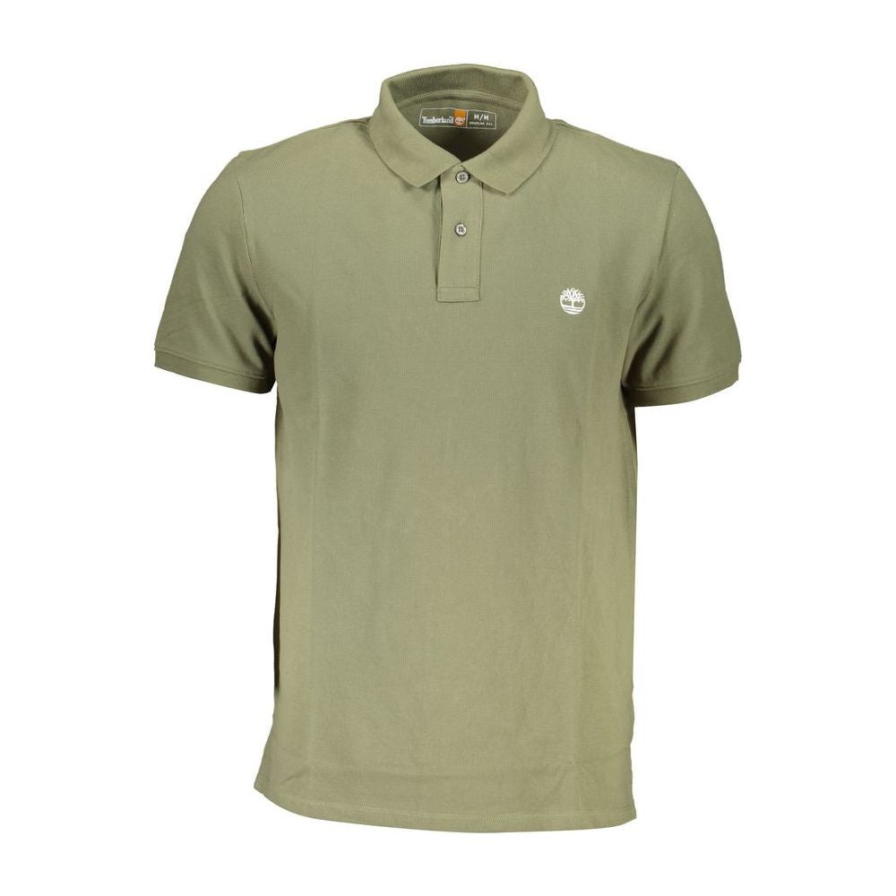 Timberland Green Cotton Polo Shirt green-cotton-polo-shirt-34