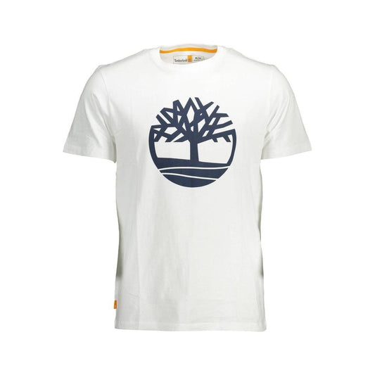 Eco-Conscious Organic Tee with Print Detail