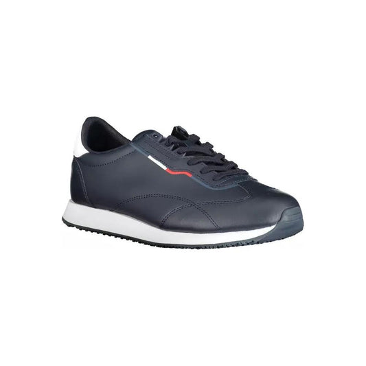 Tommy Hilfiger | Blue Polyester Sneaker| McRichard Designer Brands   