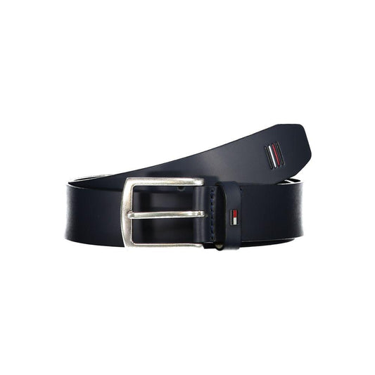 Tommy Hilfiger | Blue Leather Belt| McRichard Designer Brands   