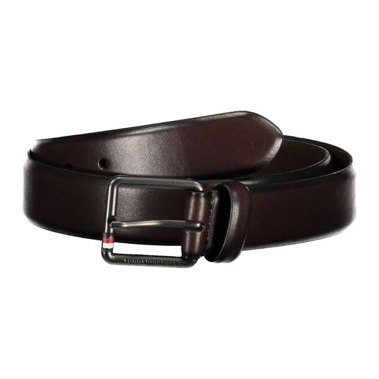 Tommy Hilfiger | Brown Leather Belt| McRichard Designer Brands   