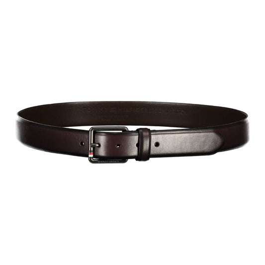 Tommy Hilfiger | Brown Leather Belt| McRichard Designer Brands   