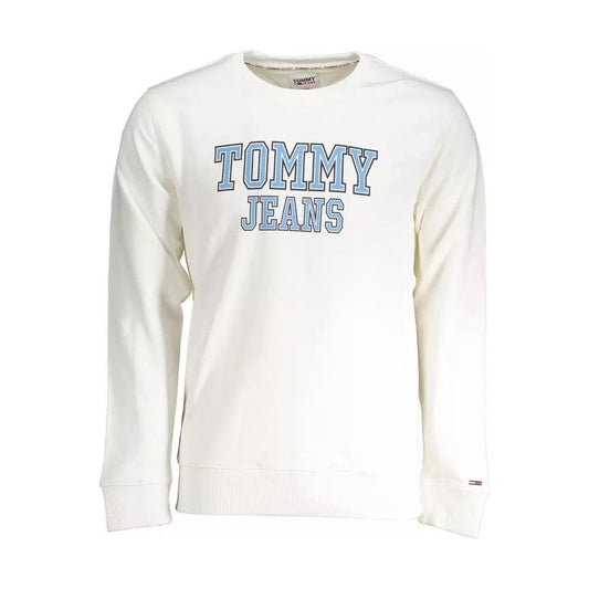 Tommy Hilfiger | White Cotton Sweater| McRichard Designer Brands   