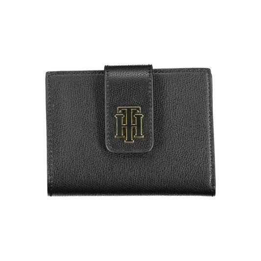 Tommy Hilfiger | Black Polyethylene Wallet| McRichard Designer Brands   