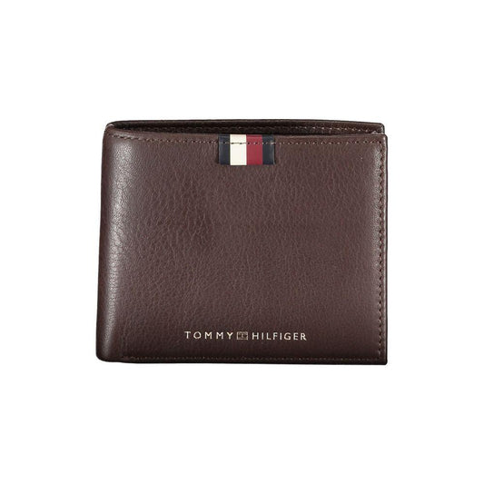 Tommy Hilfiger | Brown Leather Wallet| McRichard Designer Brands   