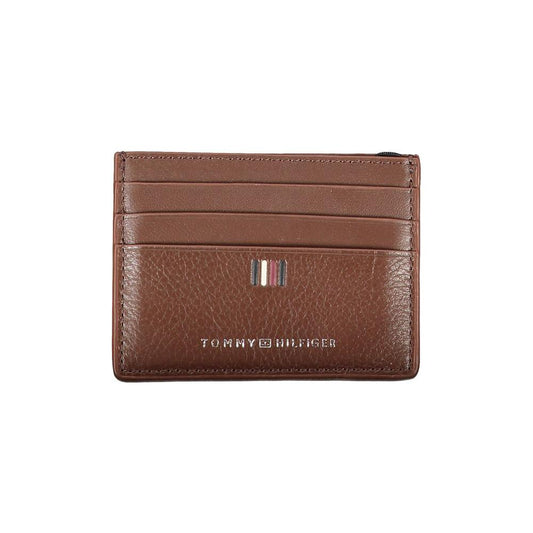 Tommy Hilfiger | Brown Leather Wallet| McRichard Designer Brands   