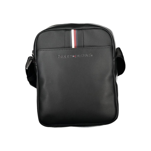 Tommy Hilfiger | Sleek Black Shoulder Accessory Essential| McRichard Designer Brands   