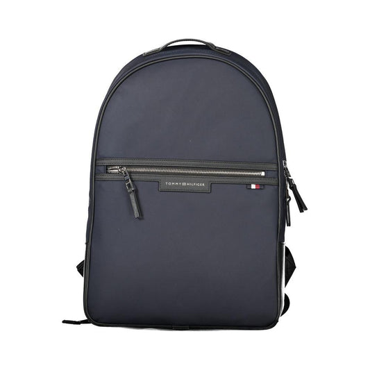 Tommy Hilfiger | Blue Polyester Backpack| McRichard Designer Brands   