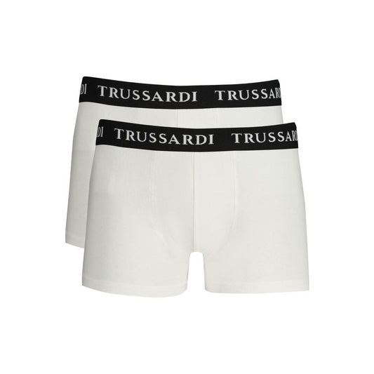Trussardi White Cotton Underwear white-cotton-underwear-17