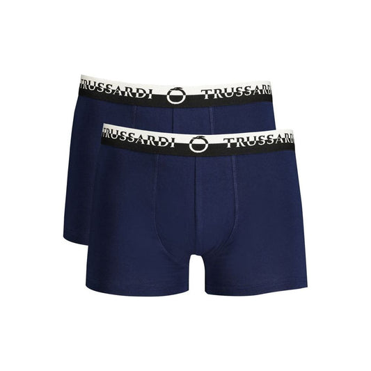 Trussardi Blue Cotton Underwear blue-cotton-underwear-8