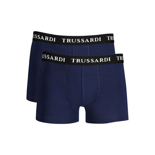 Trussardi Blue Cotton Underwear blue-cotton-underwear-7