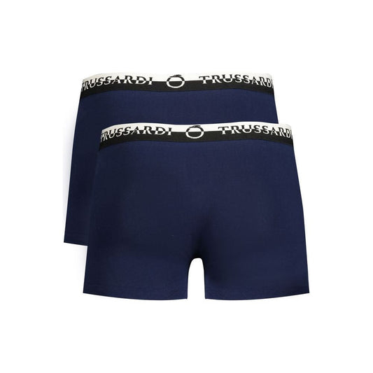 Trussardi Blue Cotton Underwear blue-cotton-underwear-8