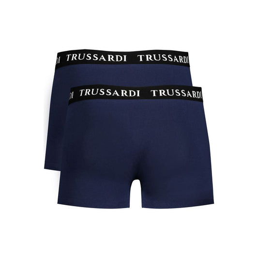 Trussardi Blue Cotton Underwear blue-cotton-underwear-7
