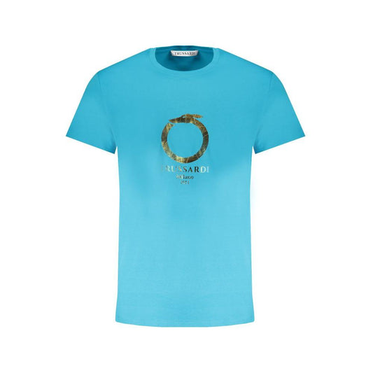 Light Blue Cotton T-Shirt