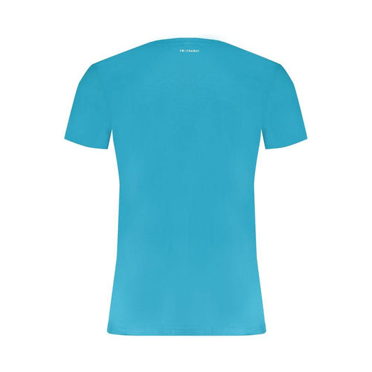 Trussardi Light Blue Cotton T-Shirt light-blue-cotton-t-shirt-17