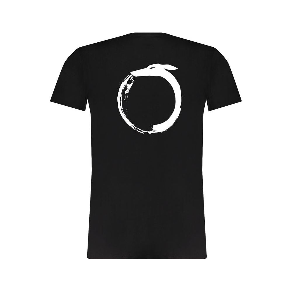 Trussardi Black Cotton T-Shirt black-cotton-t-shirt-122