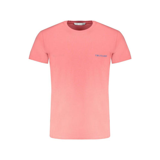 Trussardi Pink Cotton T-Shirt pink-cotton-t-shirt-8
