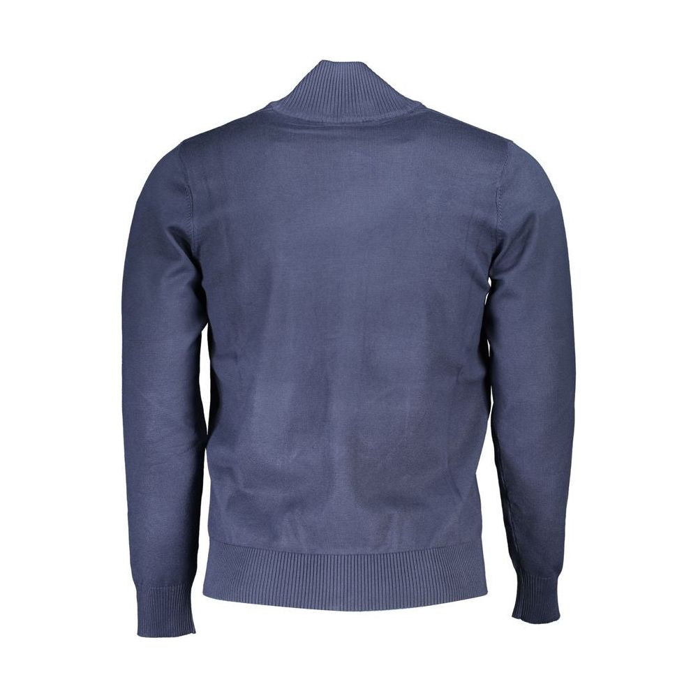 U.S. Grand Polo Blue Nylon Sweater blue-nylon-sweater