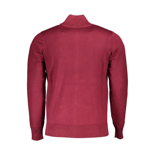 U.S. Grand Polo Red Nylon Sweater red-nylon-sweater