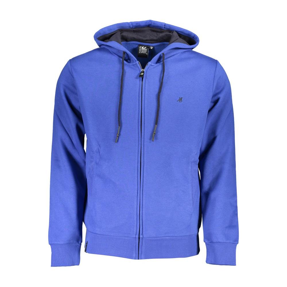 U.S. Grand Polo Elegant Hooded Zip Sweatshirt in Blue elegant-hooded-zip-sweatshirt-in-blue