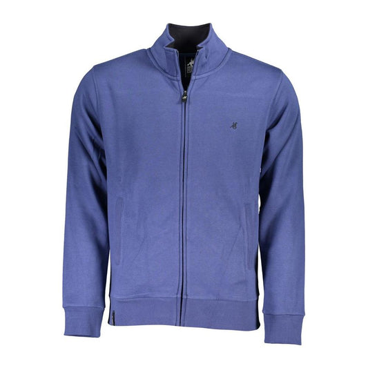U.S. Grand PoloClassic Blue Zippered Sweatshirt with EmbroideryMcRichard Designer Brands£79.00