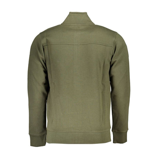 U.S. Grand Polo | Enviable Embroidered Green Zip Sweater| McRichard Designer Brands   