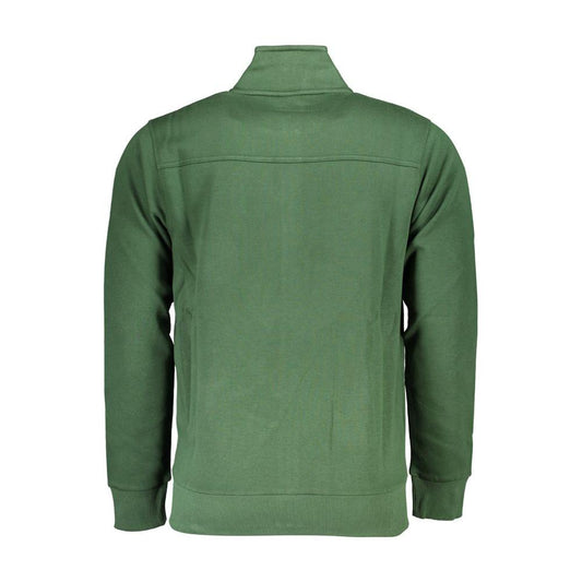 U.S. Grand Polo | Chic Green Embroidered Zip Sweatshirt| McRichard Designer Brands   