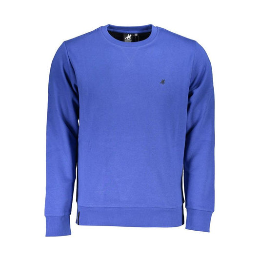 U.S. Grand Polo Blue Cotton Sweater blue-cotton-sweater-22