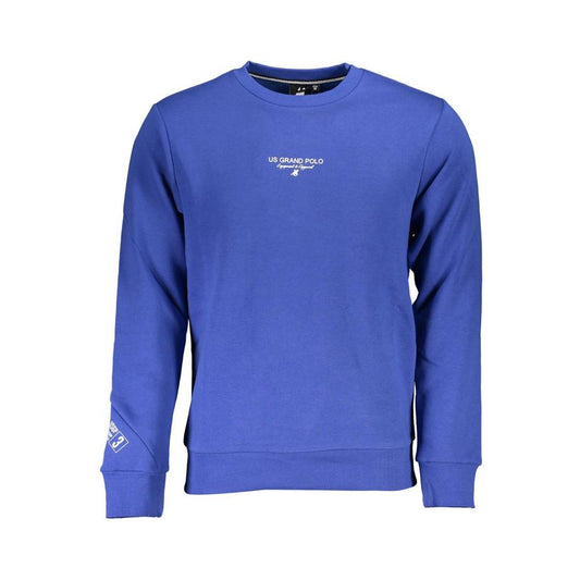 U.S. Grand Polo Classic Blue Crew Neck Sweatshirt classic-blue-crew-neck-sweatshirt-1
