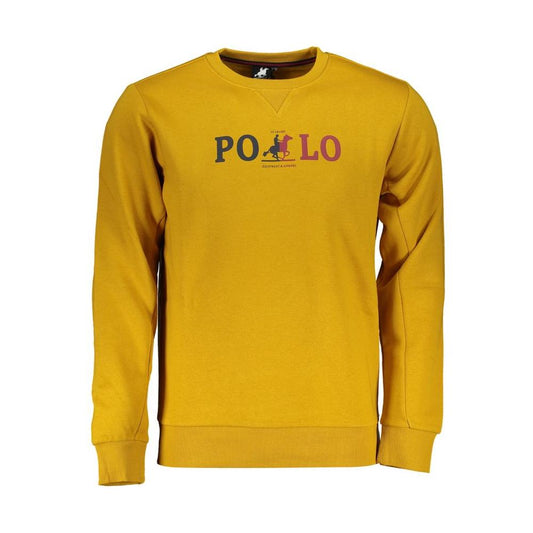 U.S. Grand Polo | Sunshine Yellow Fleece Crew Neck Sweatshirt| McRichard Designer Brands   