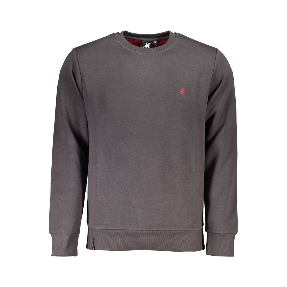U.S. Grand Polo Gray Cotton Sweater gray-cotton-sweater-20