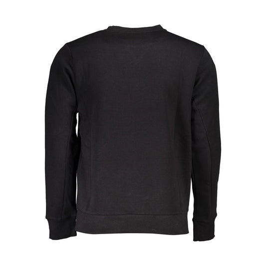 U.S. Grand Polo | Chic Crew Neck Fleece Sweatshirt in Black| McRichard Designer Brands   