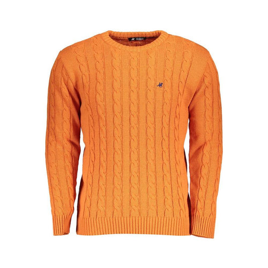 U.S. Grand Polo Orange Fabric Sweater orange-fabric-sweater-3