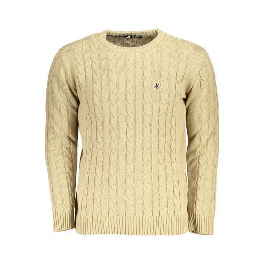 U.S. Grand Polo Beige Fabric Sweater beige-fabric-sweater-2