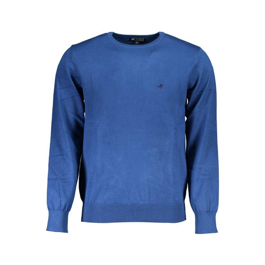 U.S. Grand Polo Blue Nylon Sweater blue-nylon-sweater-3