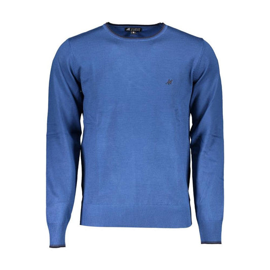 U.S. Grand Polo Blue Nylon Sweater blue-nylon-sweater-4