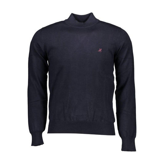 U.S. Grand Polo Blue Nylon Sweater blue-nylon-sweater-1