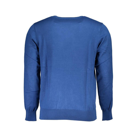 U.S. Grand Polo Blue Nylon Sweater blue-nylon-sweater-3