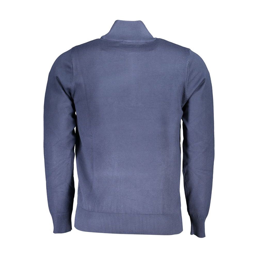 U.S. Grand PoloElegant Blue Half-Zip SweaterMcRichard Designer Brands£79.00