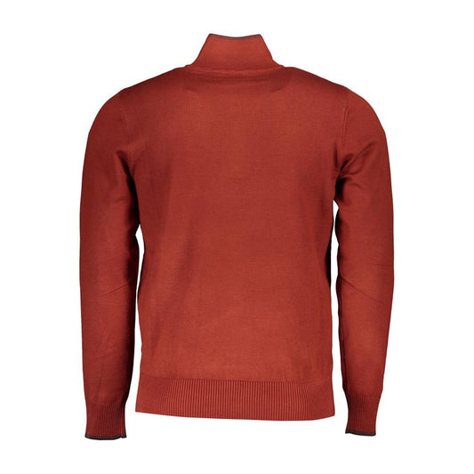 U.S. Grand Polo | Bronze Half Zip Embroidered Sweater| McRichard Designer Brands   