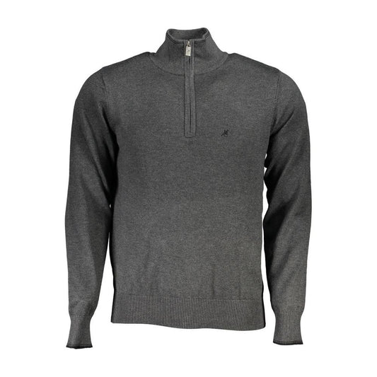 U.S. Grand Polo | Elegant Half-Zip Sweater with Contrast Detailing| McRichard Designer Brands   