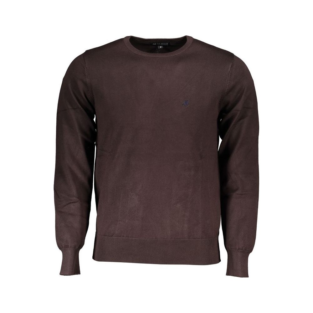 U.S. Grand Polo Brown Nylon Sweater brown-nylon-sweater-2