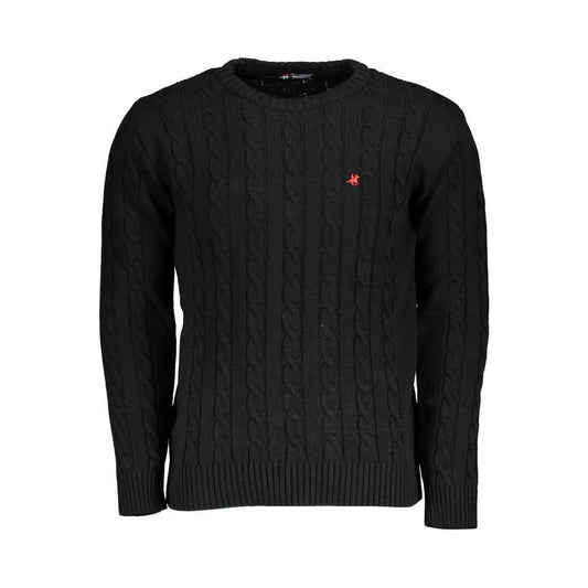 Black Fabric Sweater