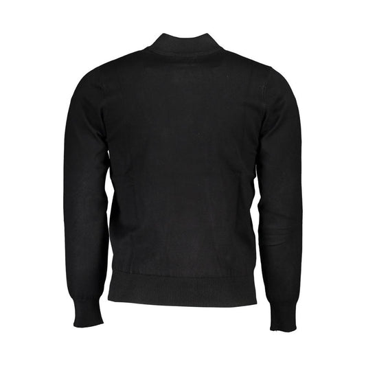 U.S. Grand Polo Black Nylon Sweater black-nylon-sweater-1