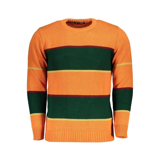 U.S. Grand Polo Orange Fabric Sweater orange-fabric-sweater-2