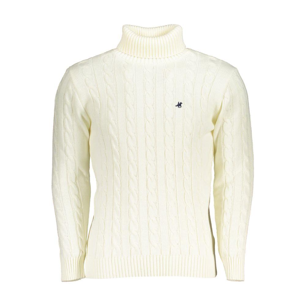 U.S. Grand Polo | Elegant Turtleneck Sweater with Embroidered Logo| McRichard Designer Brands   