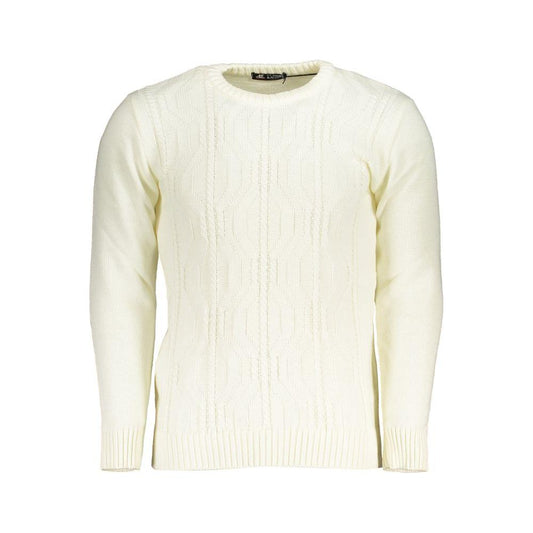 U.S. Grand Polo White Fabric Sweater white-fabric-sweater-3